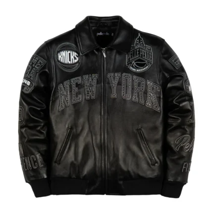 Pelle Pelle x FISLL for the city of knicks jacket