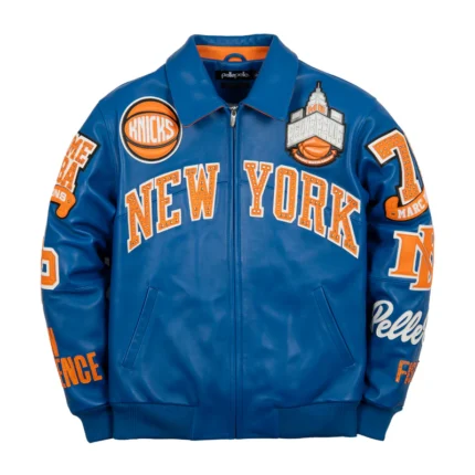 Pelle Pelle x FISLL for the city of knicks jacket